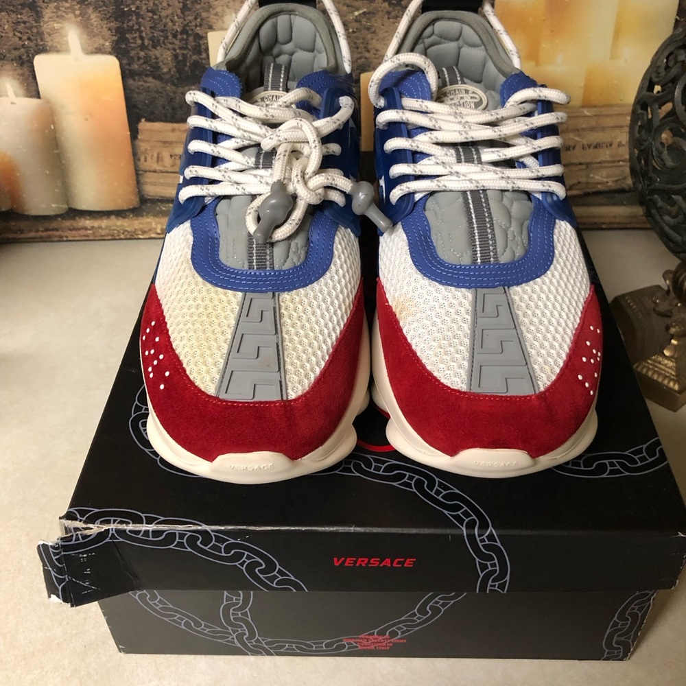 Versace Chain Reaction Runner Trainer Sneaker Low… - image 5